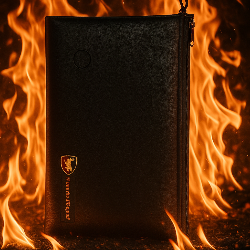 FireGuard Pro: Military-Grade Fire Protection Document Bag