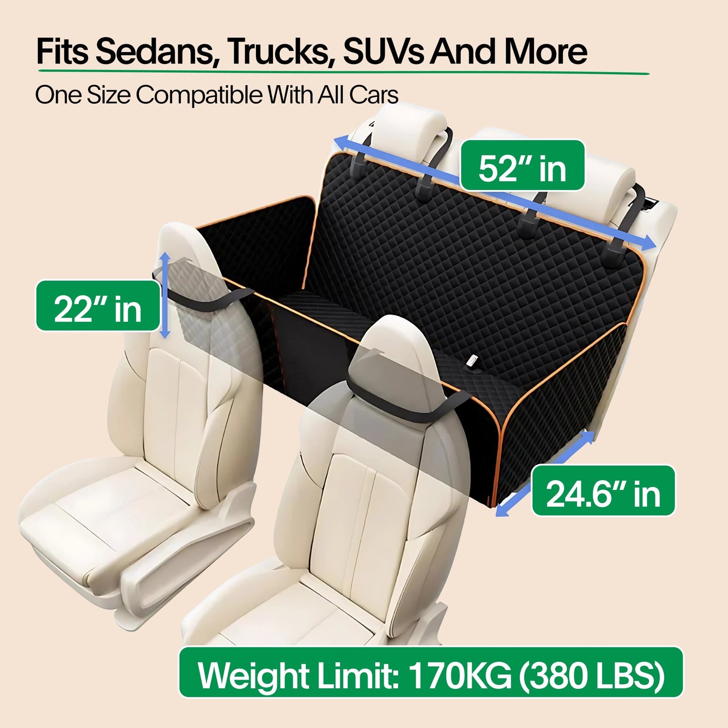 CleanComfort™ Hard Bottom Seat Cover