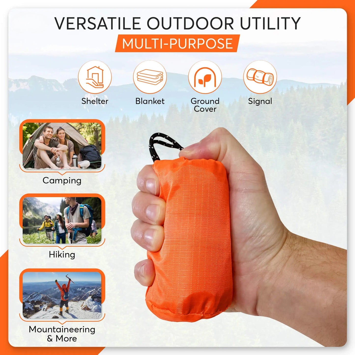 ThermalGuard™ Emergency Sleeping Bag