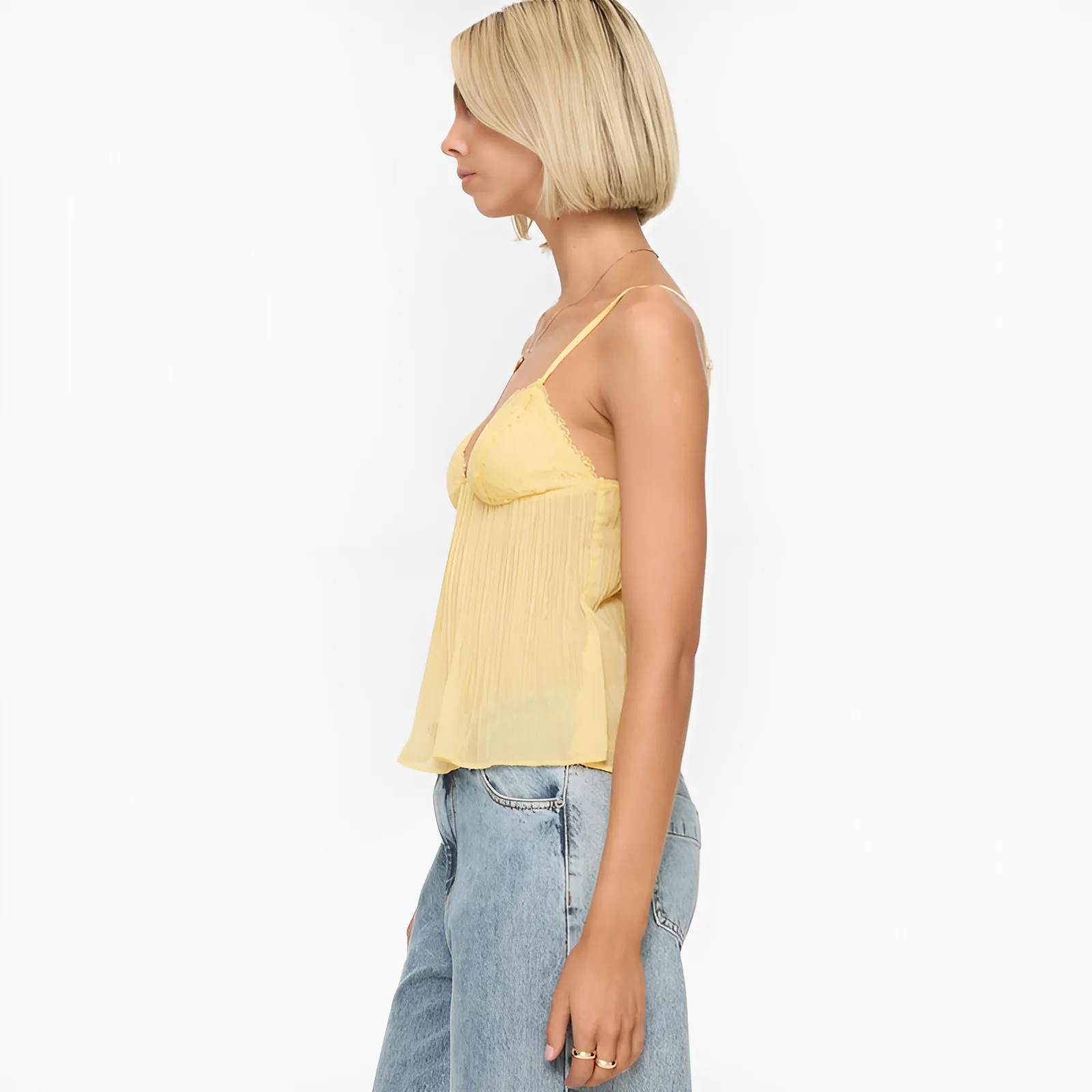SatinEase™ Pleat Cami Top