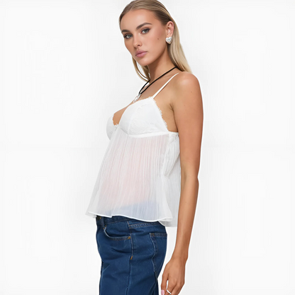 SatinEase™ Pleat Cami Top