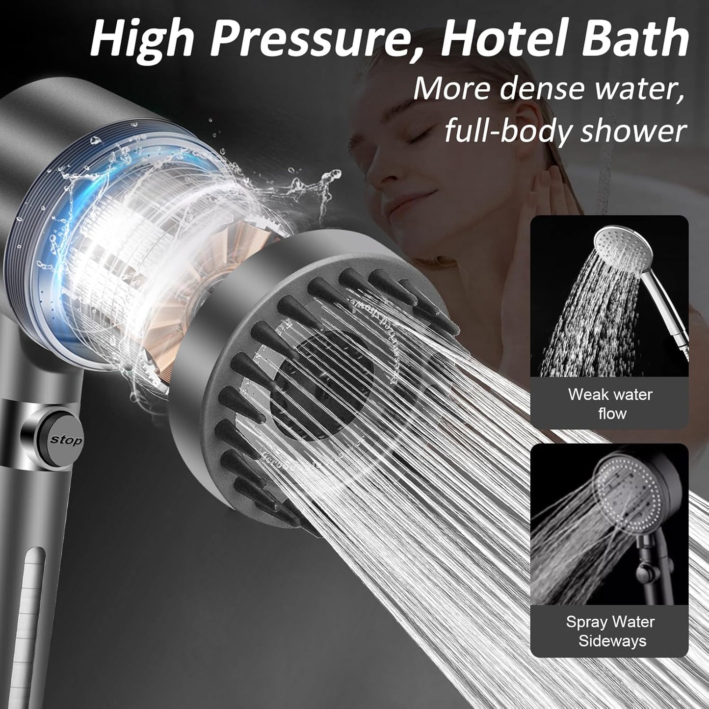 Pure Water Pro™ Filtered Shower Head