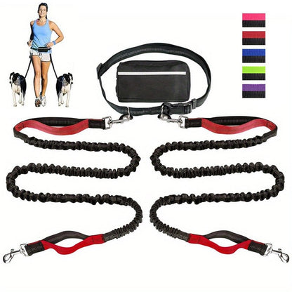 Hands Free Dog Leash With Zipper Pouch™