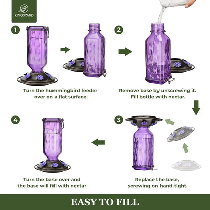 Glass Hummingbird Feeder™