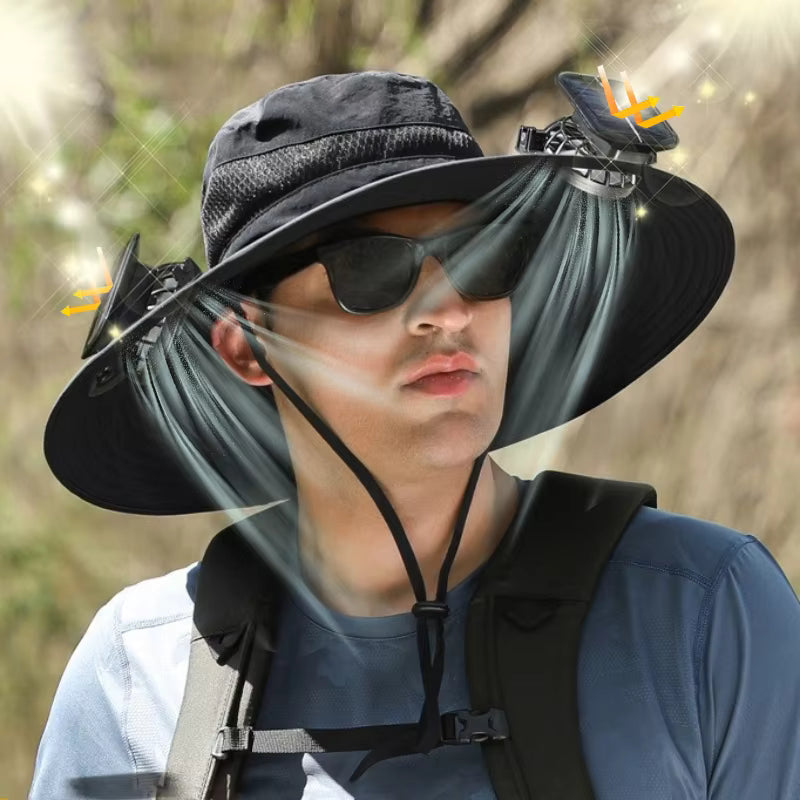 CoolBreeze™ Solar Fan Hat