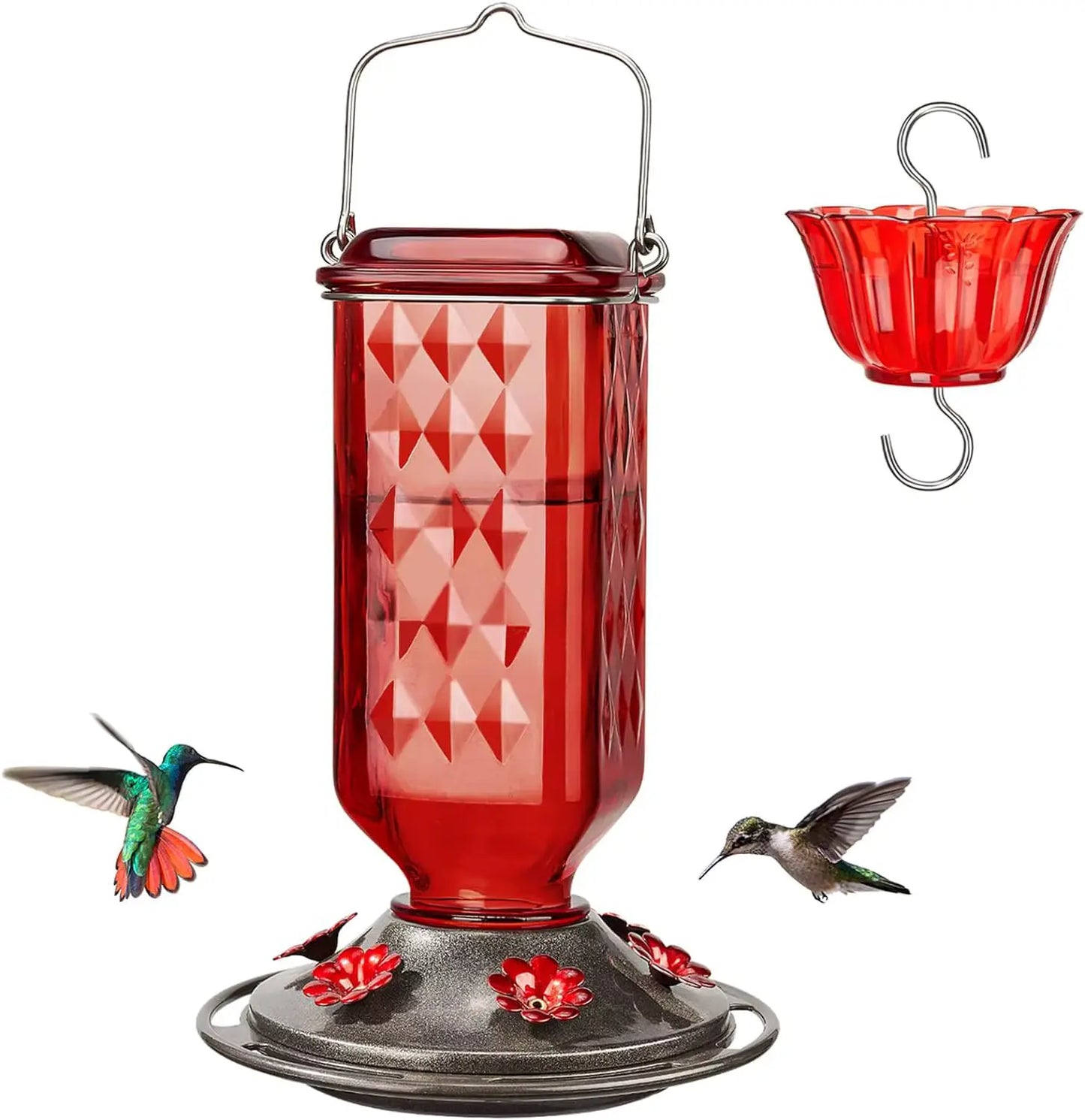 Glass Hummingbird Feeder™