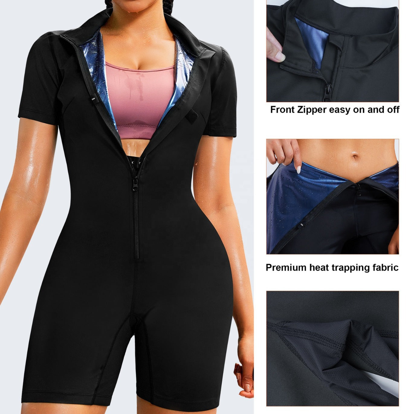 SheCurve™ Women's Full Body Shapewear Sauna Suit