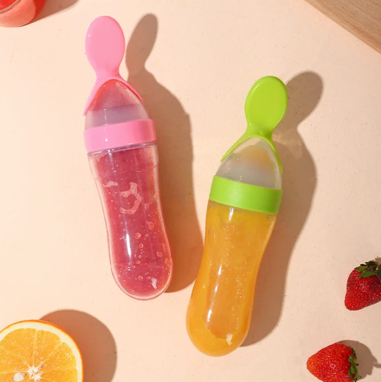 Baby Bottle Spoon Feeder Set™
