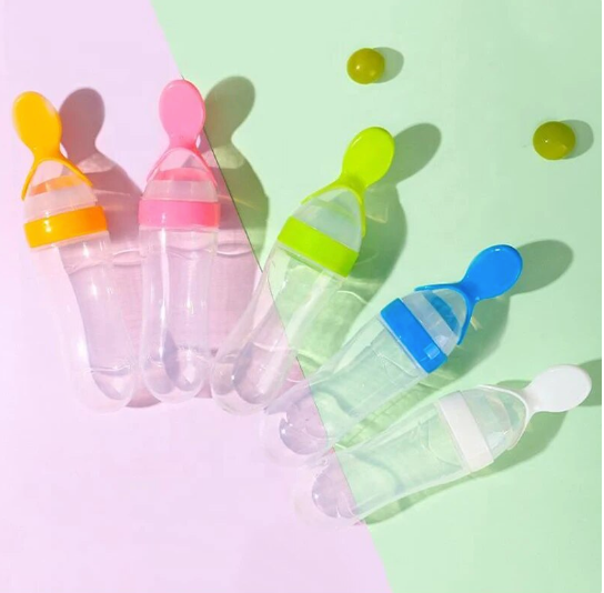 Baby Bottle Spoon Feeder Set™