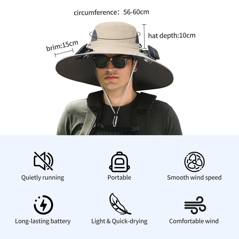 CoolBreeze™ Solar Fan Hat