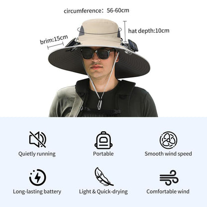 CoolBreeze™ Solar Fan Hat