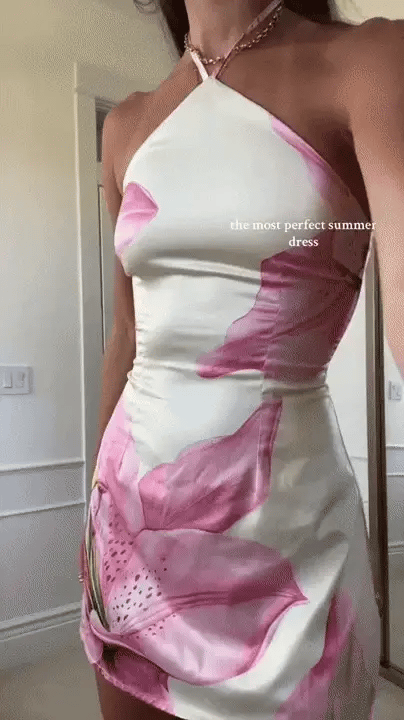 Rosé Mirage Mini Dress